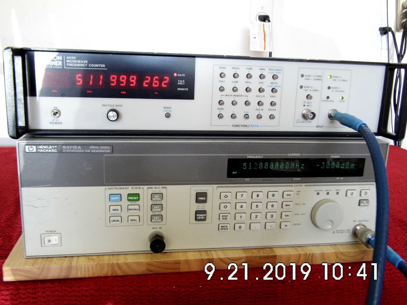 Systron Donner 6030 microwave frequency counter 10hz-26.5Ghz Systron Donner 6030 microwave frequency counter 10hz-26.5Ghz